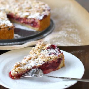 Schneller Kirsch-Streuselkuchen