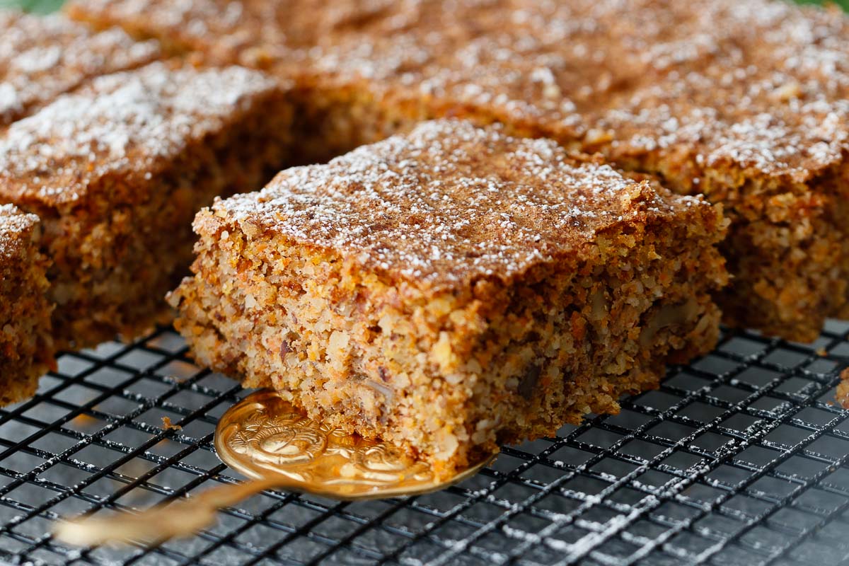Saftiger Karottenkuchen ohne Mehl
