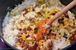chorizo risotto Zubereitung