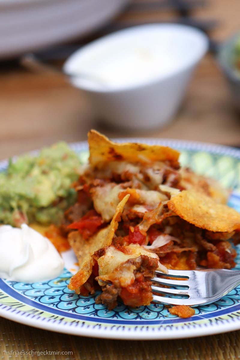 Nachos überbacken