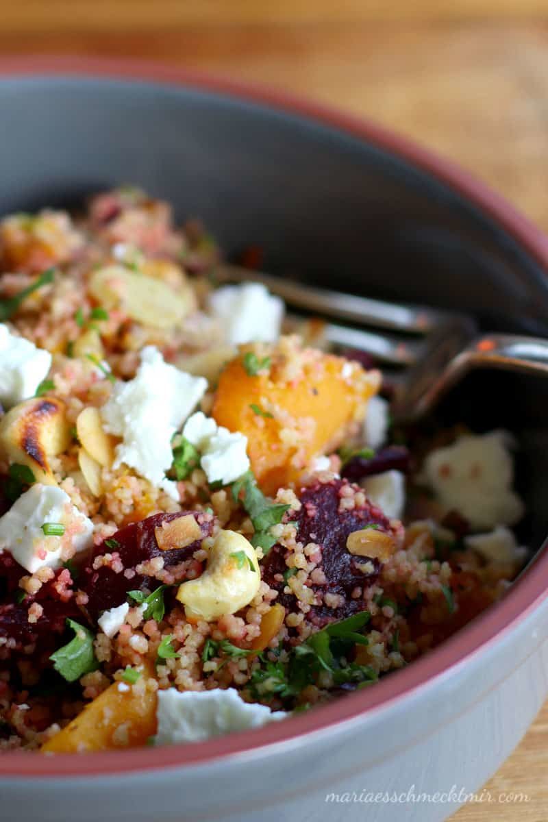 Couscous-Salat mit Kürbis