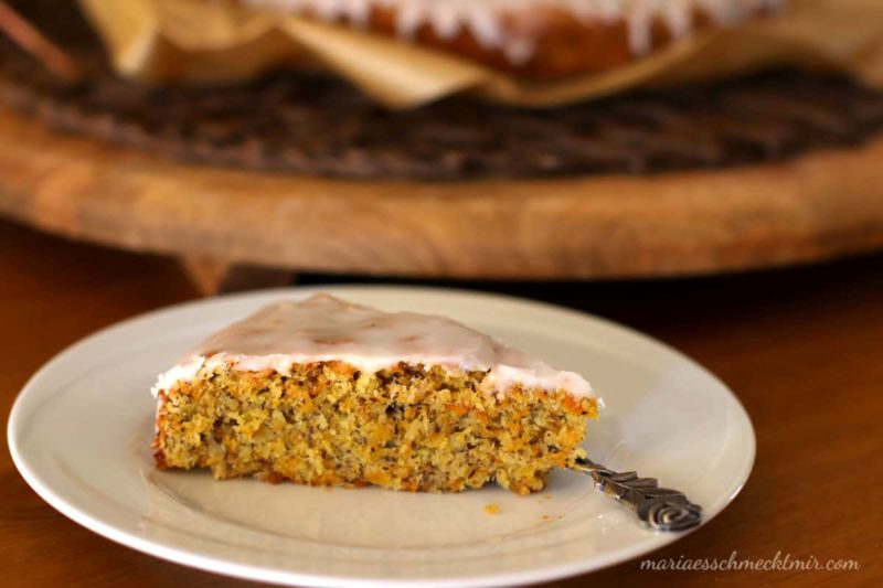 Kürbis-Nusskuchen mit Kokos