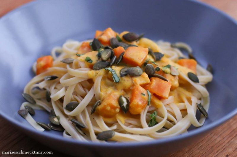 Pasta mit Kürbis-Sauce