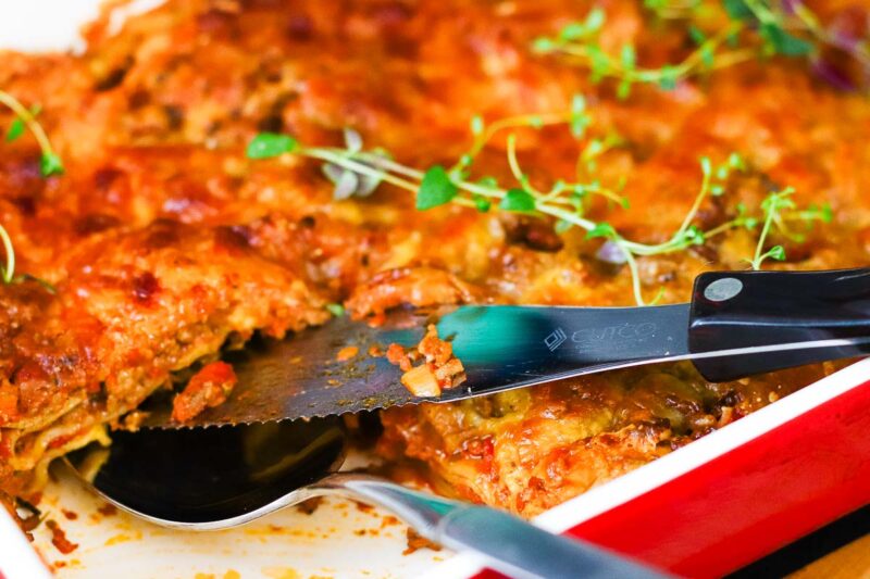 Schnelle Lasagne mit Creme fraiche