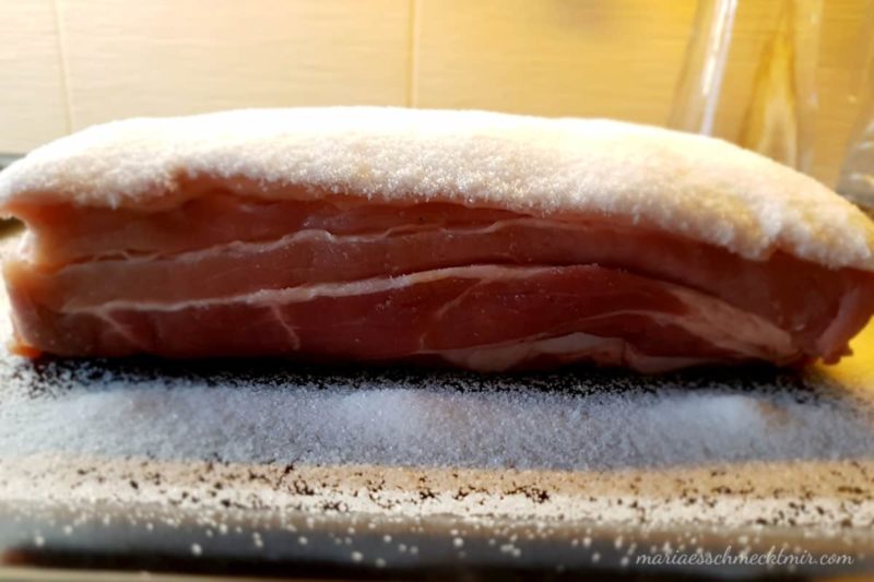 Fleisch für den Krustenbraten