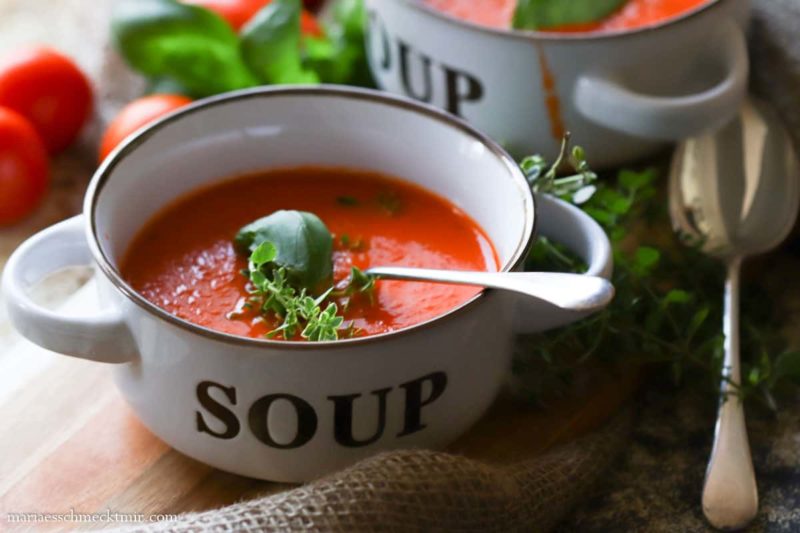 Geröstete Tomatensuppe