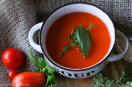 Geröstete Tomatensuppe