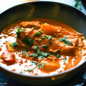 Indisches Hähnchen Curry mit Kartoffeln