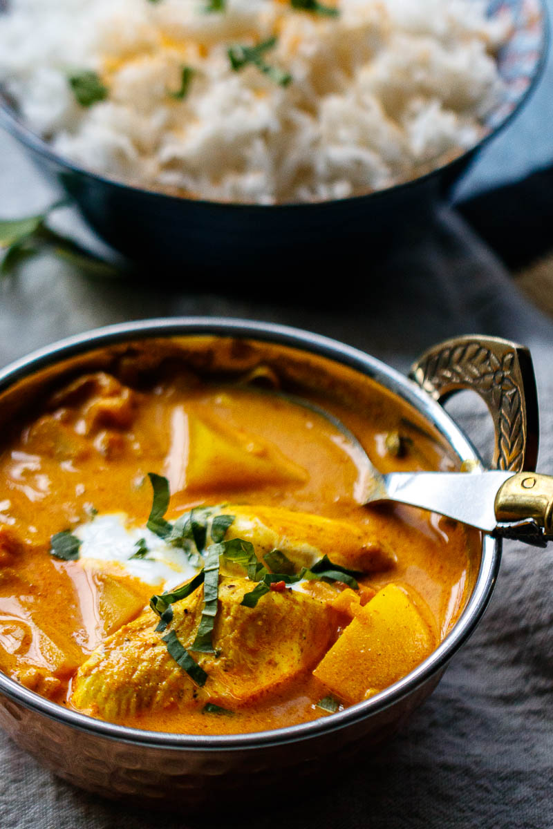 Hähnchen-Curry mit Kartoffeln