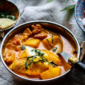 Hähnchen-Curry mit Kartoffeln