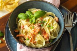 Pasta mit Räucherlachs