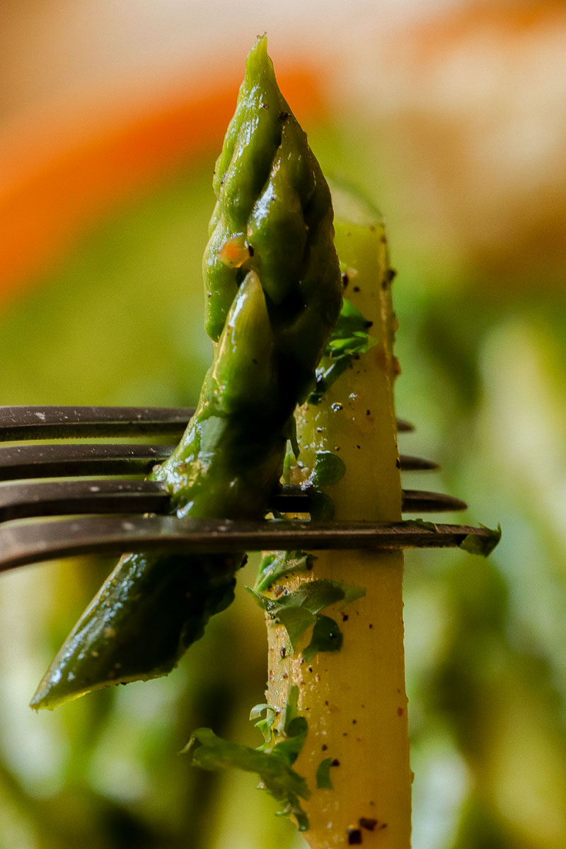 gebratener grüner Spargel Rezept