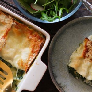 Spinat-Lasagne mit Ricotta