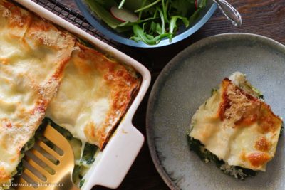 Spinat-Lasagne mit Ricotta