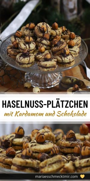 Haselnuss-Plätzchen mit Kardamom