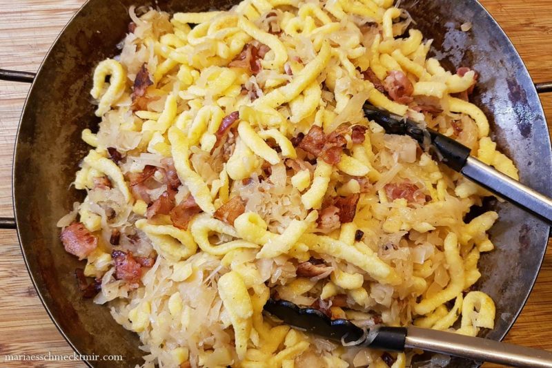 Krautpfanne mit Spätzle