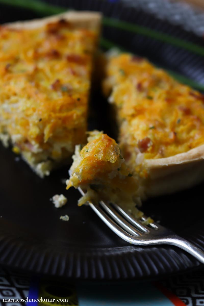 Herzhafte Kürbis-Quiche