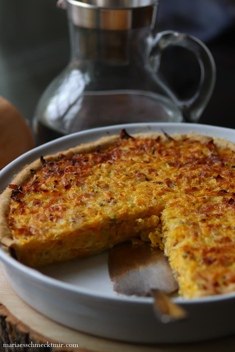 Herzhafte Kürbis-Quiche