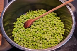 Erbsencremesuppe - Making-Of