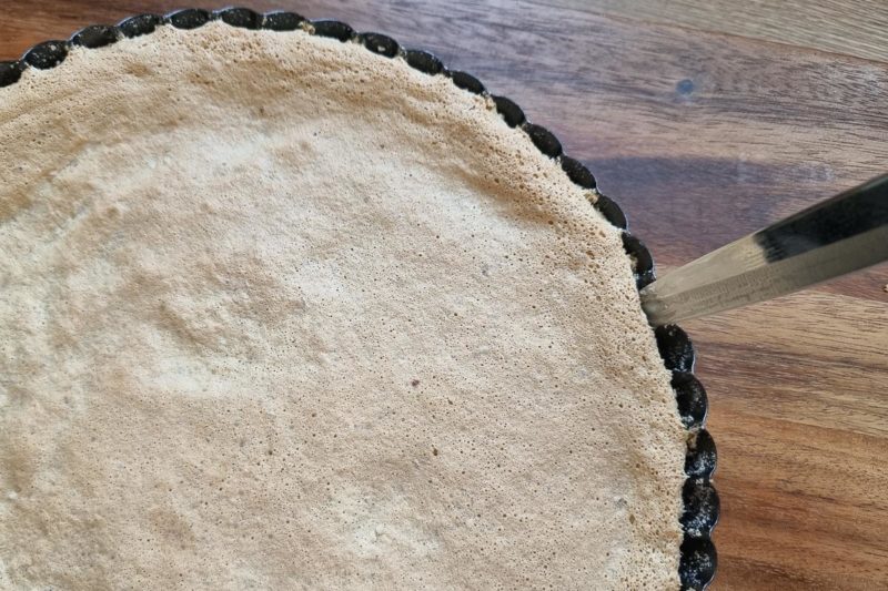 Erdbeerkuchen mit Pudding - Zubereitung