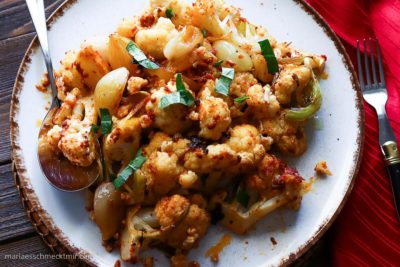 Gerösteter Blumenkohl mit Harissa