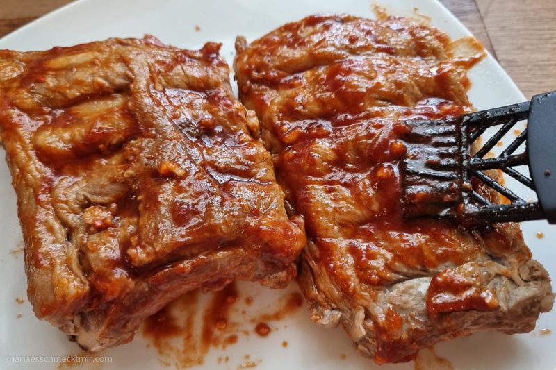 Marinierte Spareribs vom Grill - Making-Of