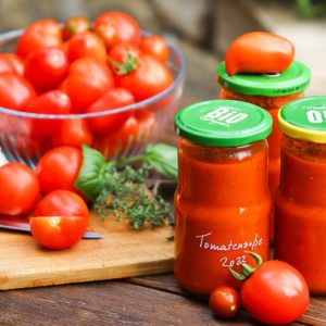 Tomatensoße einkochen