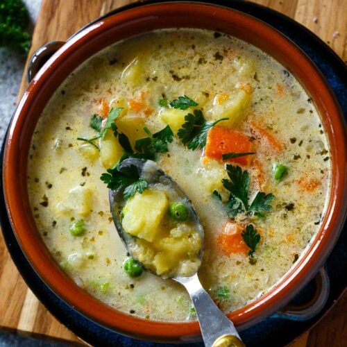 Rezept Vegetarische Kartoffelsuppe