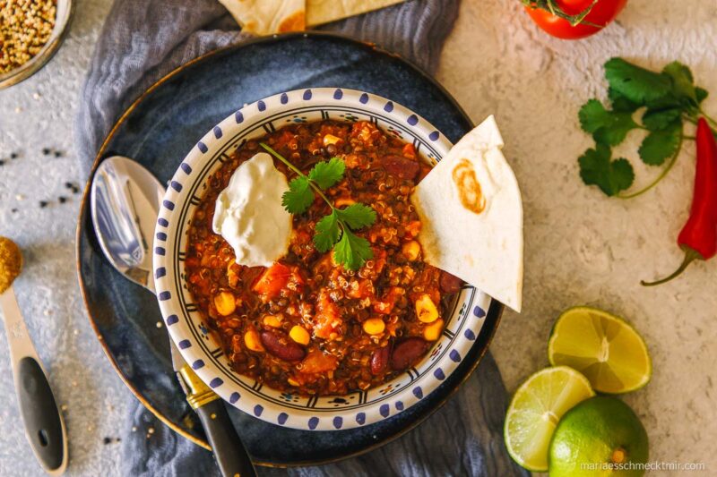 Chili sin Carne Rezept