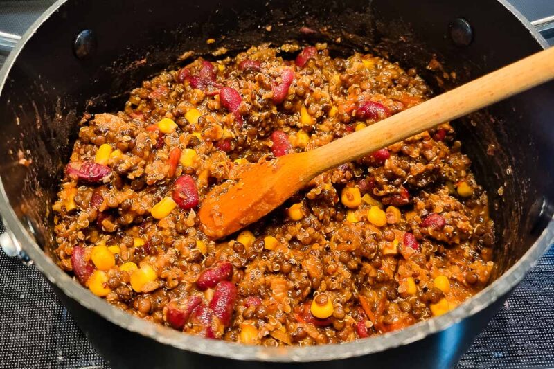 Chili sin Carne Zubereitung