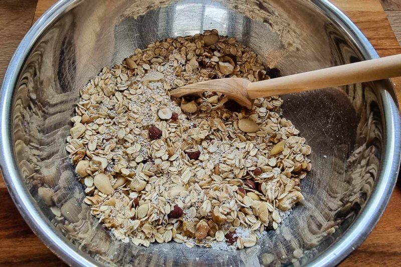 Knuspermüsli Granola Haferflocken