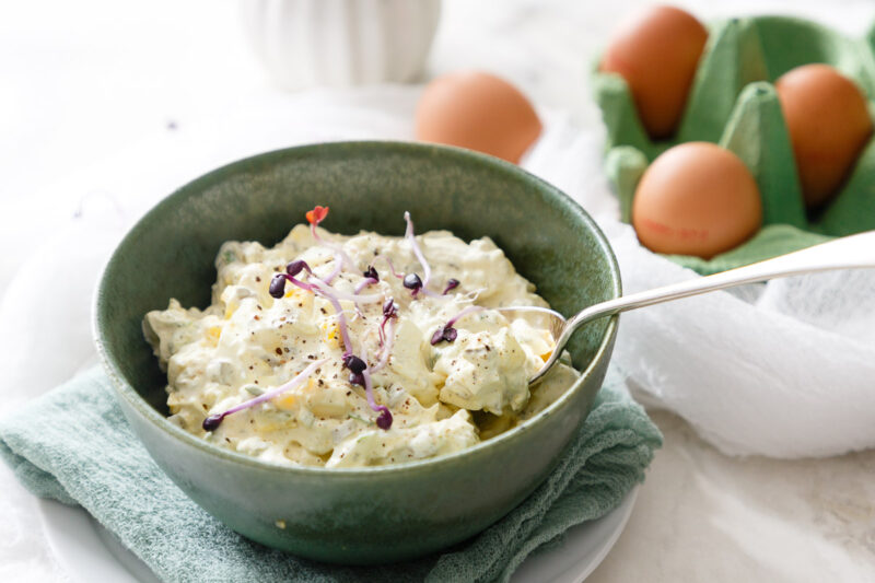 Eiersalat mit Schmand