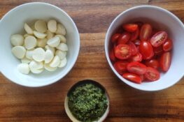 Mediterraner Nudelsalat - die Zutaten