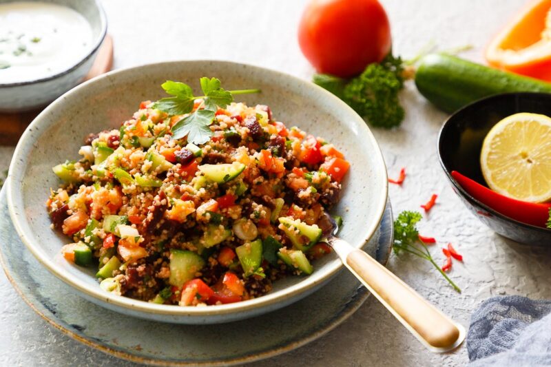 Schneller Couscous Salat ganz einfach