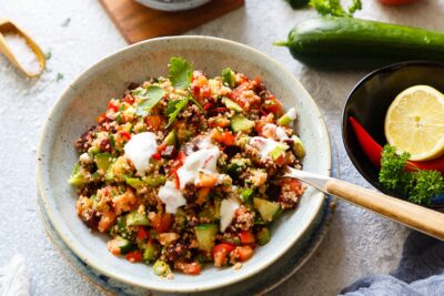 Schneller Couscous Salat ganz einfach