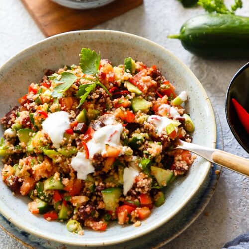 Schneller Couscous Salat ganz einfach