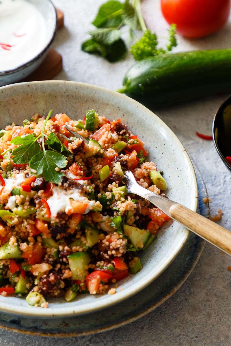 Schneller Couscous Salat ganz einfach