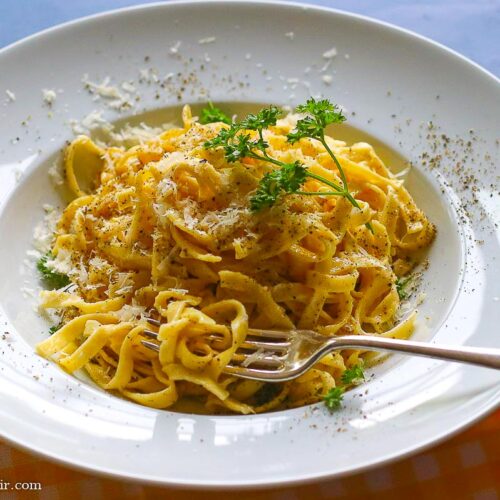 pasta mit zitronensauce