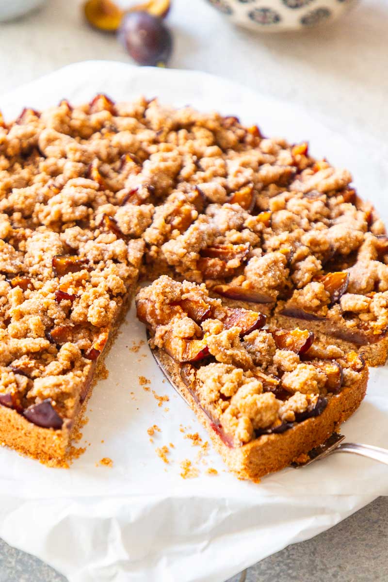 Vollkorn Pflaumenkuchen