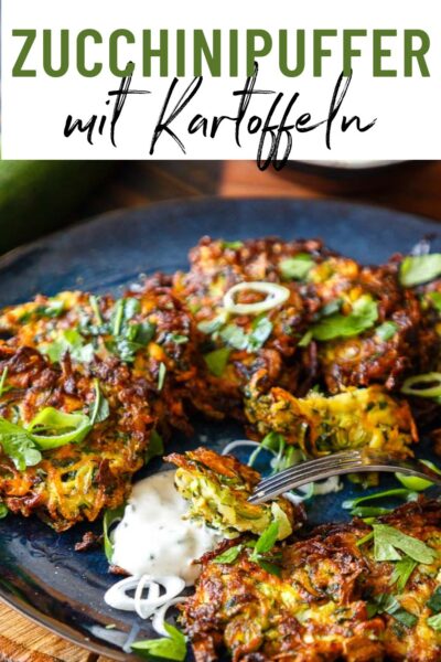 Zucchinipuffer mit Kartoffeln