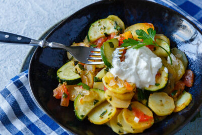 Griechische Kartoffelpfanne