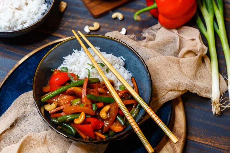 chinesische Gemüsepfanne