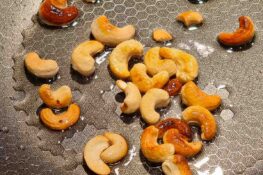 Cashewkerne rösten