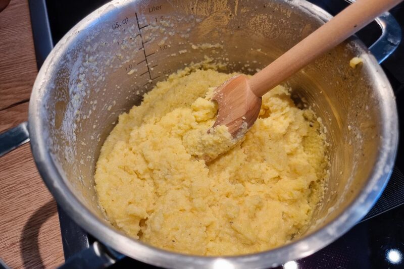 Polenta kochen