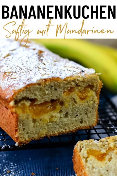 Fruchtiger Bananenkuchen Rezept mit Mandarinen