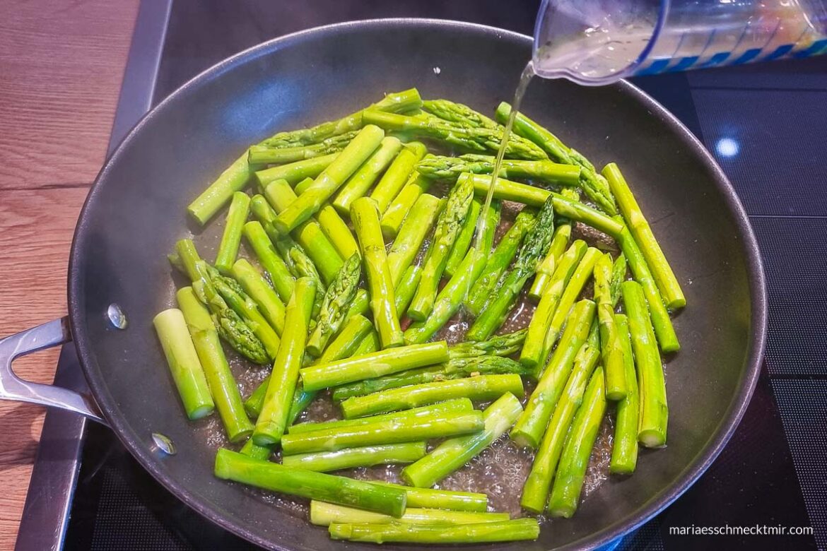 Spargel Zubereiten Pfanne