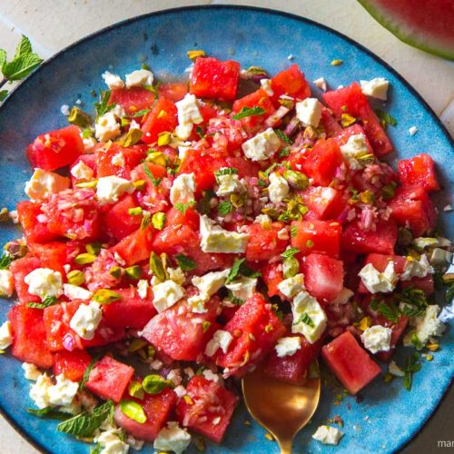 Wassermelonen Feta Salat
