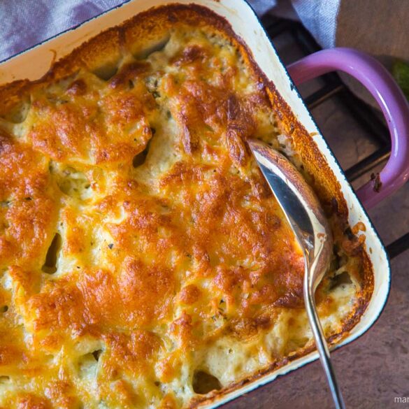 Knusprige Zucchinipuffer mit Kartoffeln