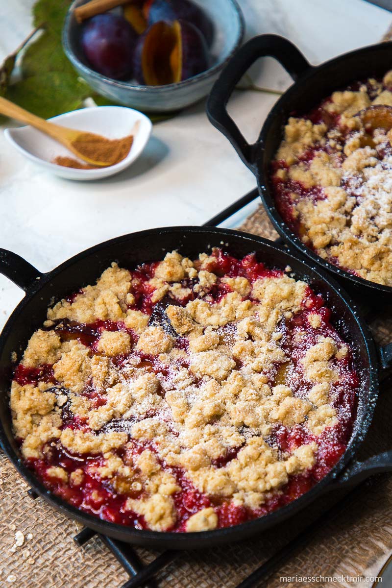 Zwetschgen Crumble Rezept