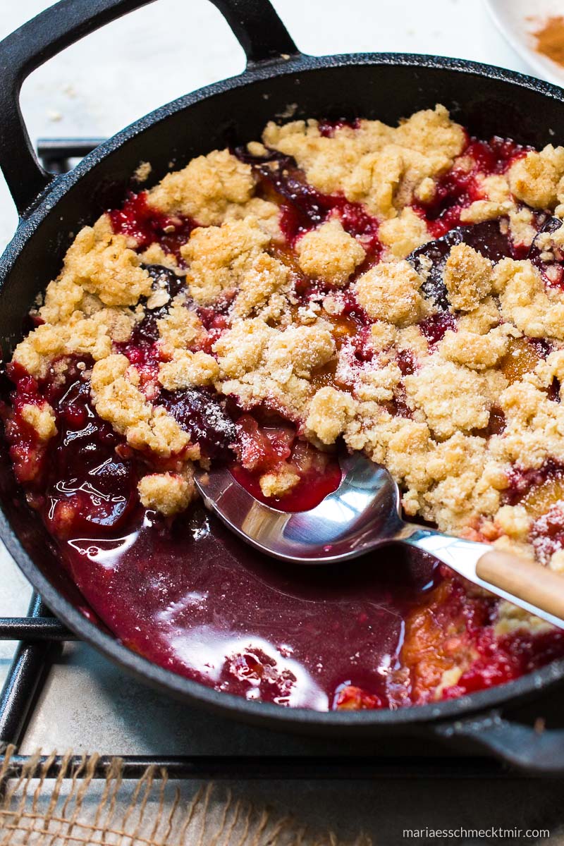 Zwetschgen Crumble Rezept